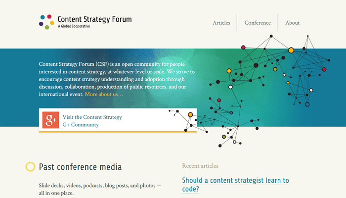 Content Strategy Forum